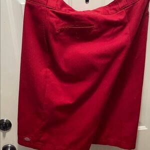 Dickies Bold Red Work Shorts